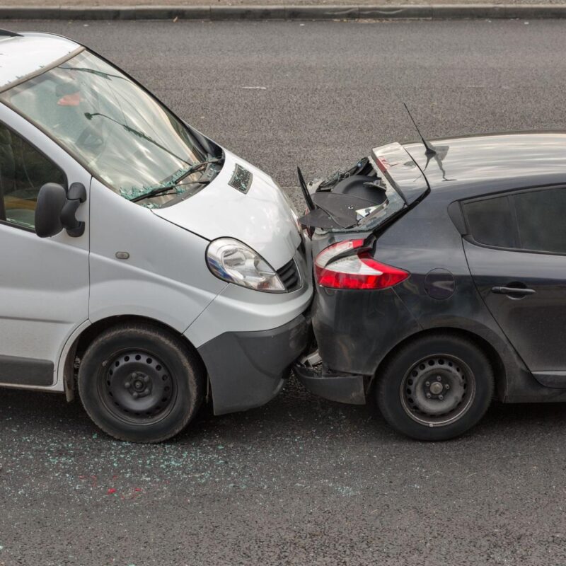 High-Speed Rear-End Crash